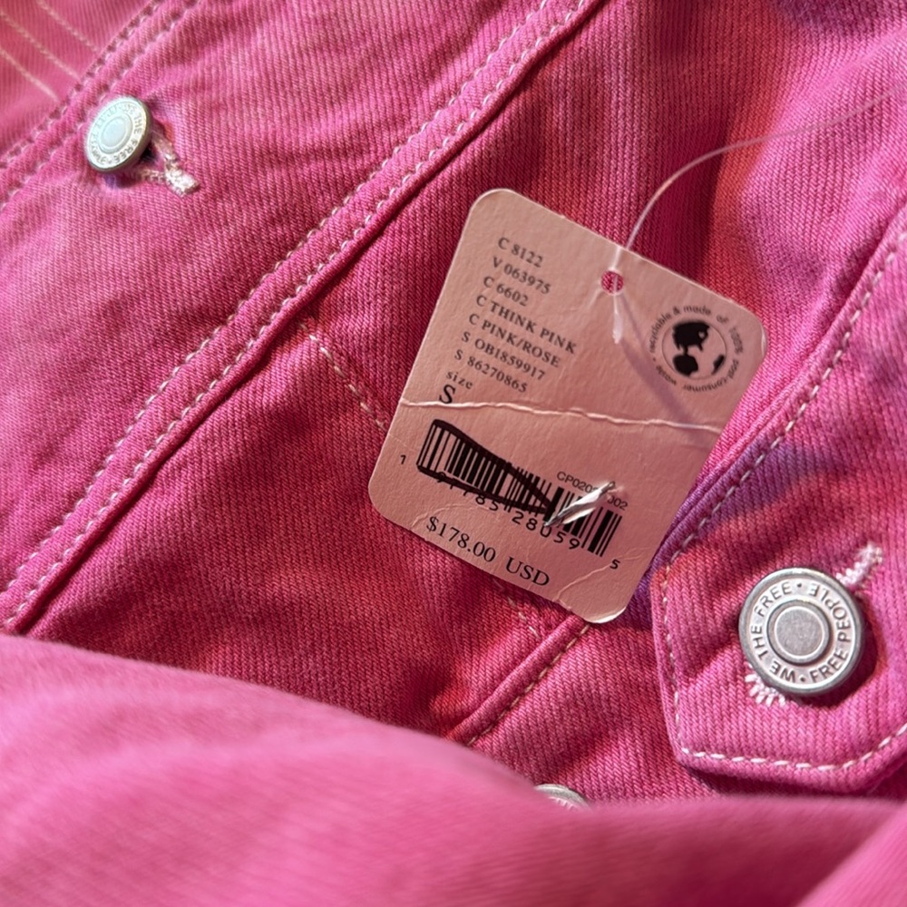Free People Hot Pink Utility Jumpsuit - Picture 14 of 16